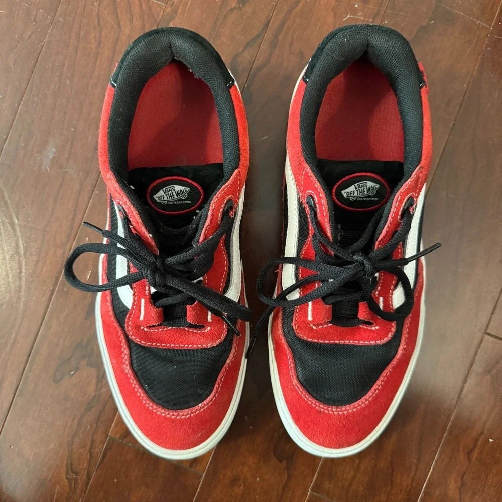VANS Skate Old Skool Red/Black Men's 7.5 Women's 9